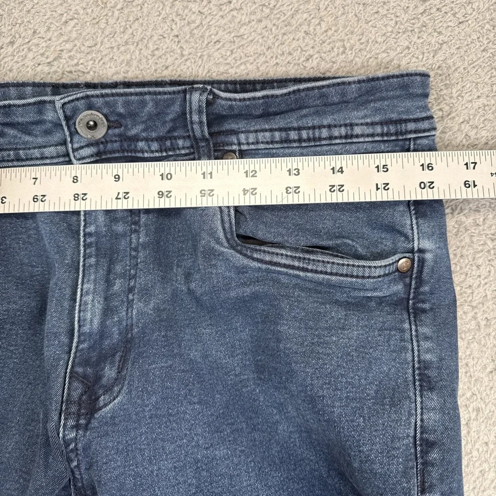 The Perfect‎ Jean NYC Jeans Mens 32x32 (fit 32x29) Blue Slim Fit Stretch Premium